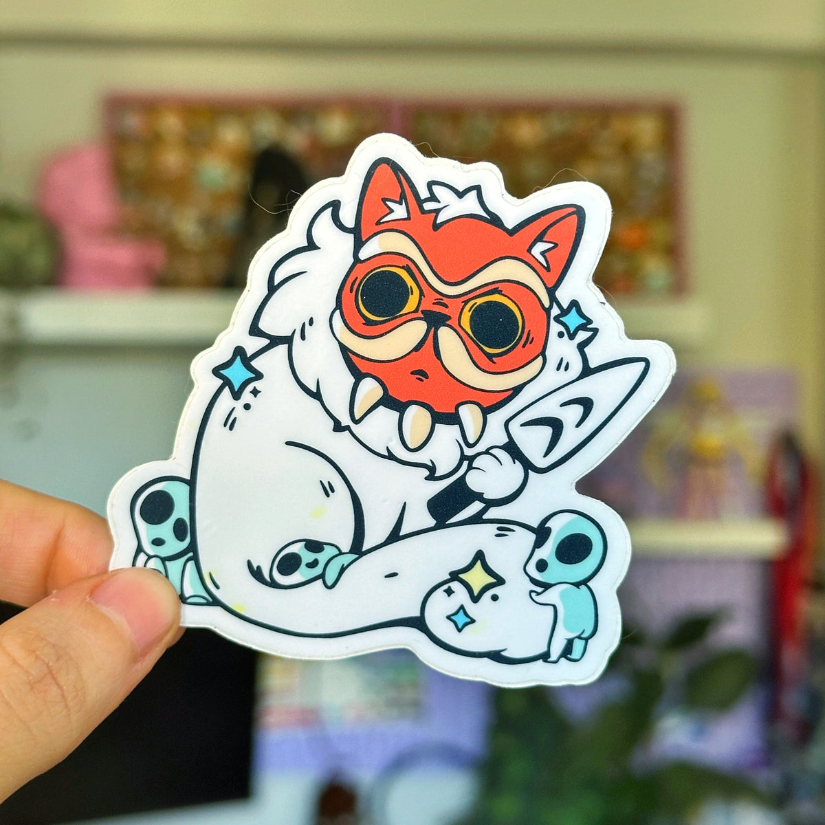 Sticker: Mononocat – Lyra Art