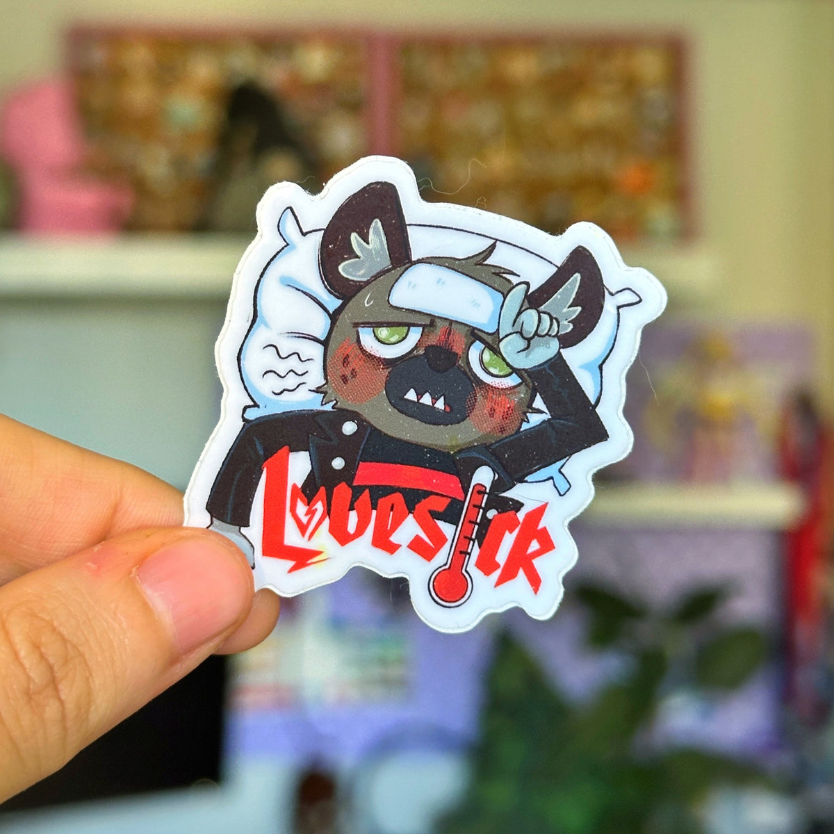 Sticker 3288 Sticker: Heina Lovesick – Lyra Art