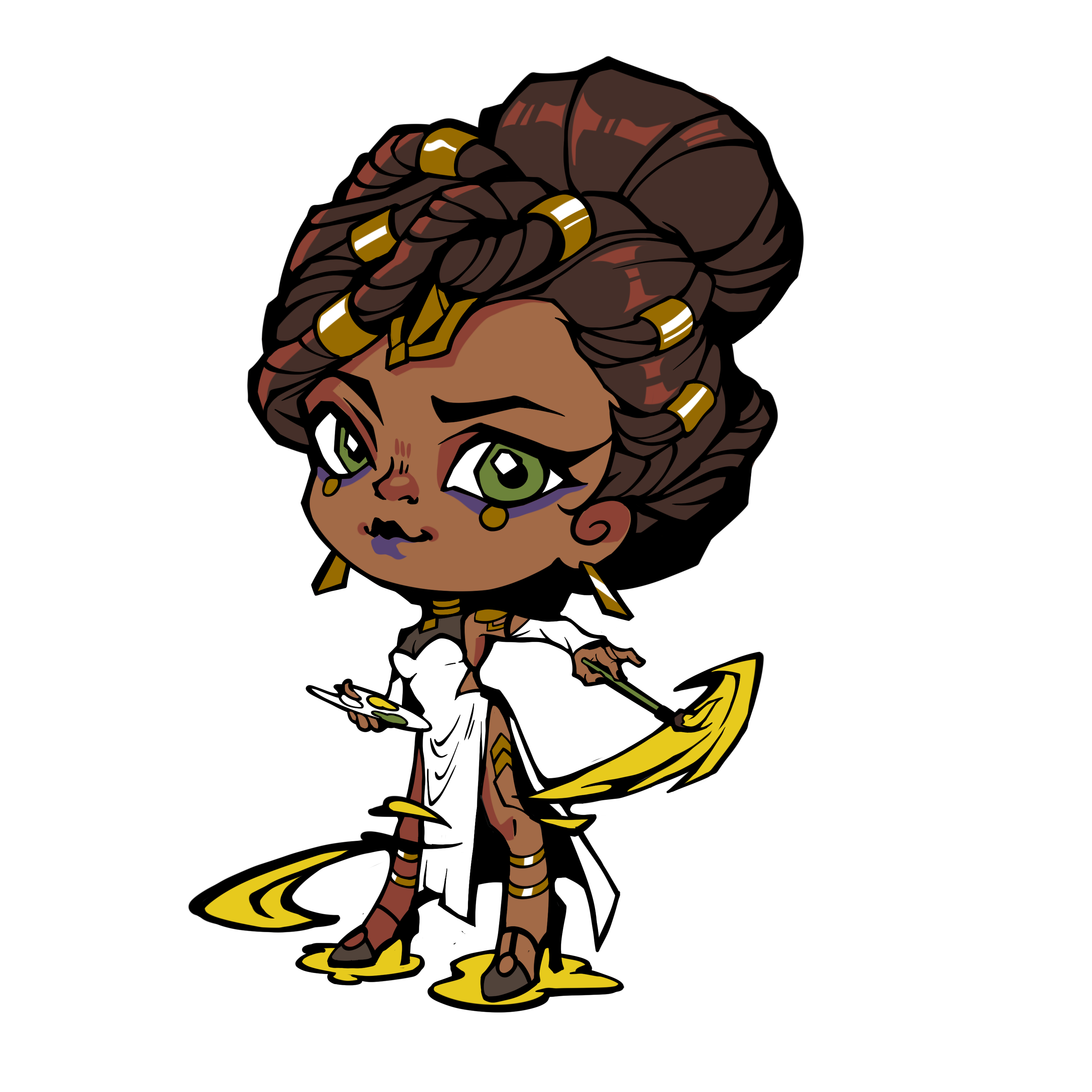 Sticker: Mel – Lyra Art